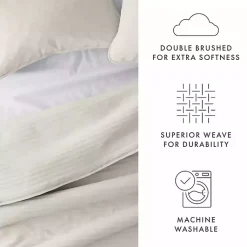 Kirklands Home Quilts|Natural Stitched Stripes 2-pc. Twin Quilt Set