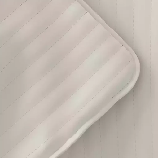 Kirklands Home Quilts|Natural Stitched Stripes 3-pc. Queen Quilt Set