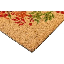 Clearance Natural Tan Coir Fall Foliage Doormat Fall