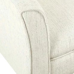 Kirklands Home Accent Chairs|Natural Textured Barrel Accent Chair Ivory