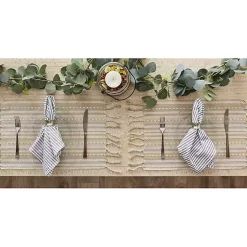 Kirklands Home Table Linens|Natural Tonal Stripe Placemats, Set of 6