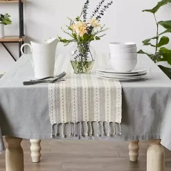 Kirklands Home Table Linens|Natural Tonal Stripe Table Runner