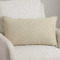 Best Natural Waffle Texture Lumbar Pillow Pillows