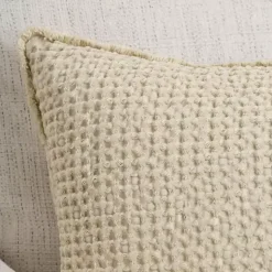 Best Natural Waffle Texture Lumbar Pillow Pillows