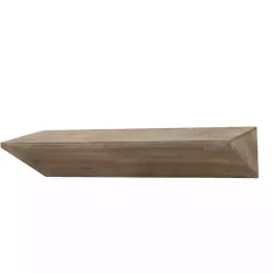 Kirklands Home Shelves|Natural Wedge Wood Small Floating Shelf