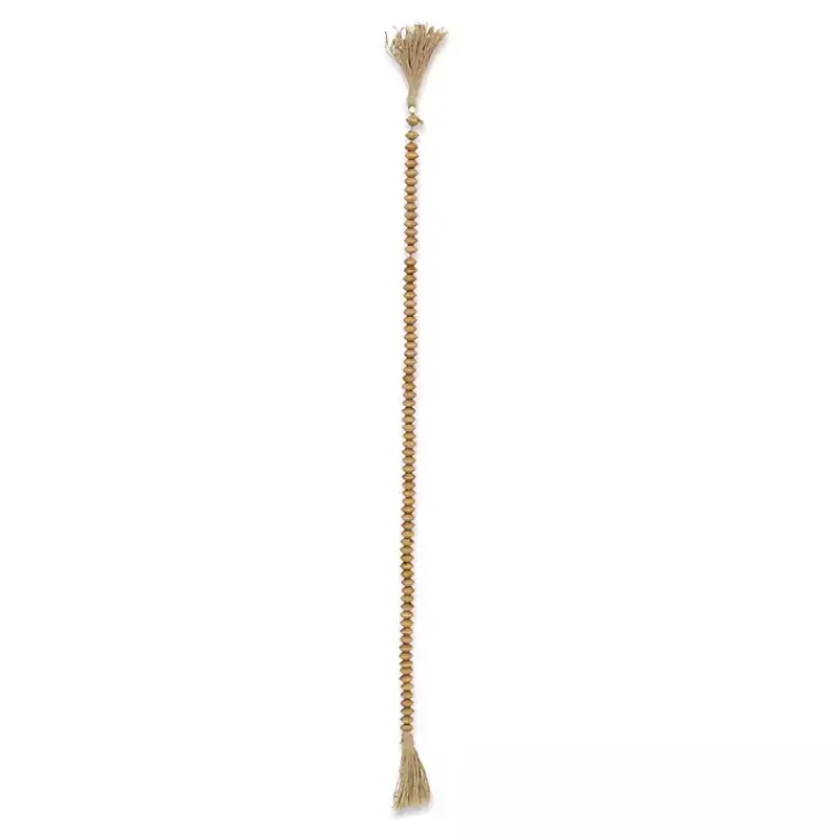 Online Natural Wood Abacus Beads Garland Decorative Accents