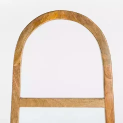 New Natural Wood Arch Blanket Ladder Decorative Accents