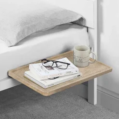 Kirklands Home Nightstands|Natural Wood Bedside Shelf Tan