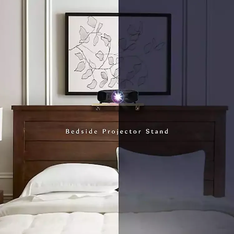 Kirklands Home Nightstands|Natural Wood Bedside Shelf Tan