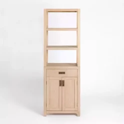 Kirklands Home Cabinets & Sideboards|Natural Wood Bookcase Modular Cabinet Tan
