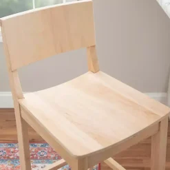 Kirklands Home Bar Stools & Counter Height Stools|Natural Wood Devin Bar Stools, Set of 2 Tan