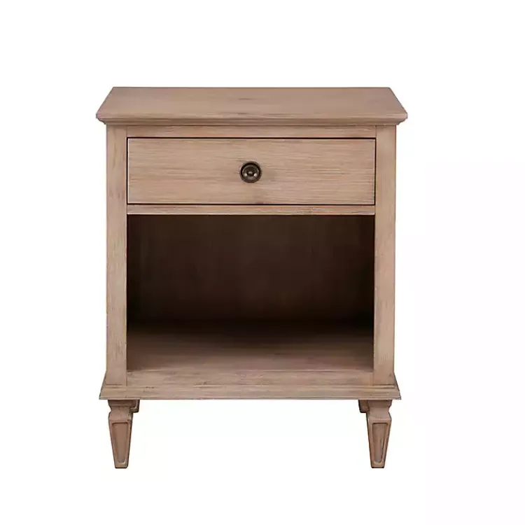 Kirklands Home Nightstands|Natural Wood 1-Drawer Nightstand