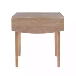 Kirklands Home Dining Tables|Natural Wood Drop Leaf Dining Table Tan