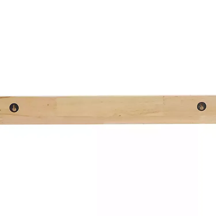 Kirklands Home Shelves|Natural Wood Floating Shelves, Set of 2 Tan