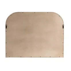 Kirklands Home Decorative Mirrors|Natural Wood Frame Arch Wall Mirror Tan