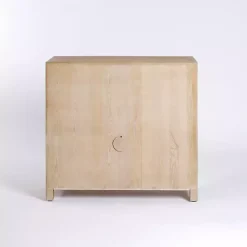 Kirklands Home Cabinets & Sideboards|Natural Wood Glass Door Modular Cabinet Tan