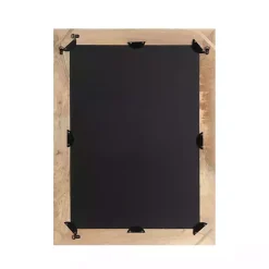 Kirklands Home Decorative Mirrors|Natural Wood Ornate Carved Wall Mirror Tan