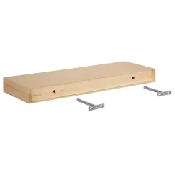 Kirklands Home Shelves|Natural Wood 2-pc. Floating Shelves, 24 in.