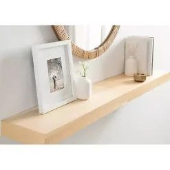 Kirklands Home Shelves|Natural Wood 2-pc. Floating Shelves, 24 in.