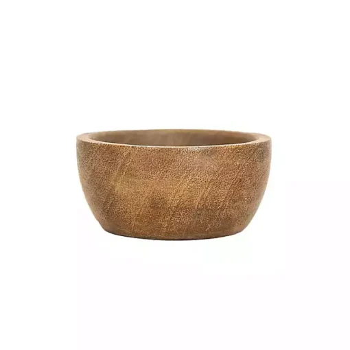 Kirklands Home Kitchen Accessories|Natural Wood Pinch Bowls, Set of 3 Brown