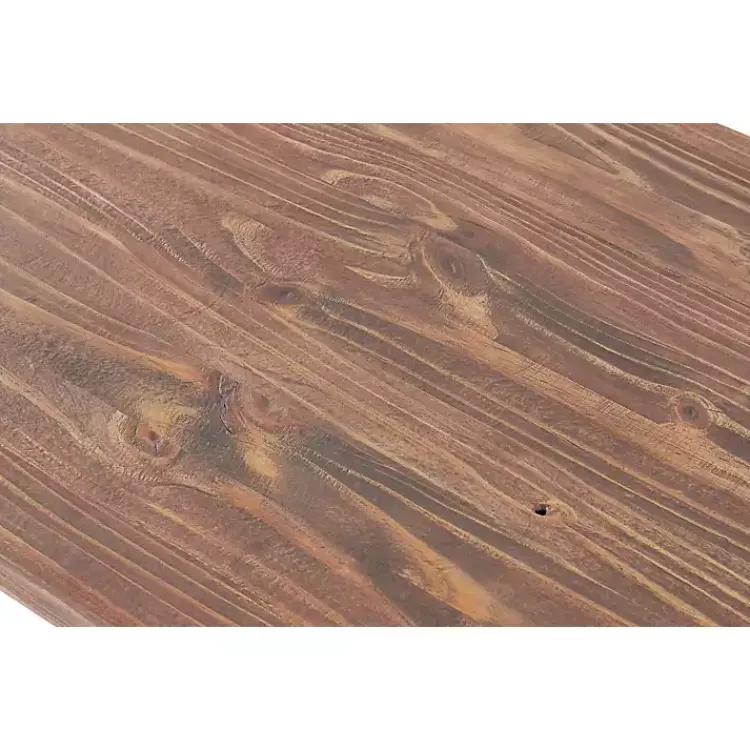 Kirklands Home Coffee Tables|Natural Wood Sawhorse Coffee Table, 42x24 in. Tan