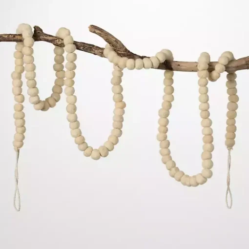 Hot Natural Wool Ball Tree Garland Christmas Tree Decorations