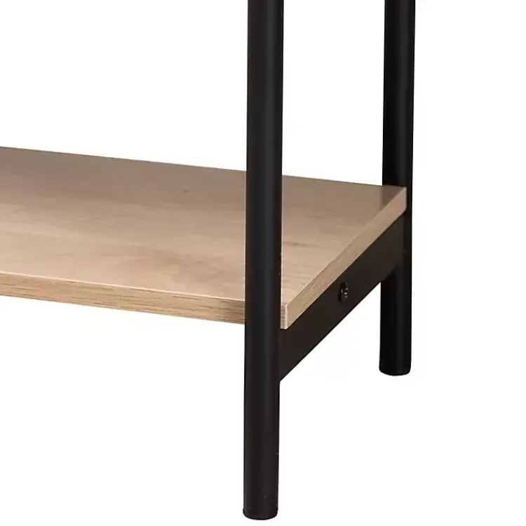 Kirklands Home Console Tables|Natural Woven Rat 2-Drawer Console Table Tan