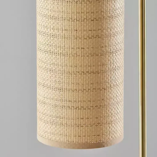 Kirklands Home Table Lamps|Natural Woven Shade Malina Table Lamp Tan