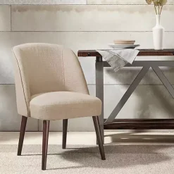 Kirklands Home Dining Chairs|Natural Wraparound Back Dining Chair Tan
