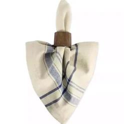 Kirklands Home Table Linens|Nautical French Stripe Napkins, Set of 6 Blue