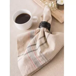 Kirklands Home Table Linens|Nautical French Stripe Napkins, Set of 6 Blue