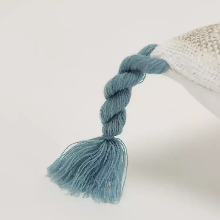 Hot Nautical Stripe & Blue Tassel Pillow Pillows