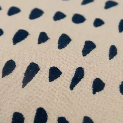 Outlet Navy and Natural Animal Patterned Lumbar Pillow Pillows