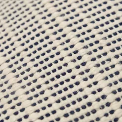 Outlet Navy and Natural Sea Striped Pillow Pillows