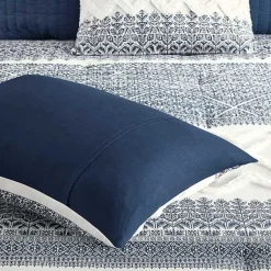 Kirklands Home Comforters|Navy and White 3-pc. Full/Queen Comforter Set