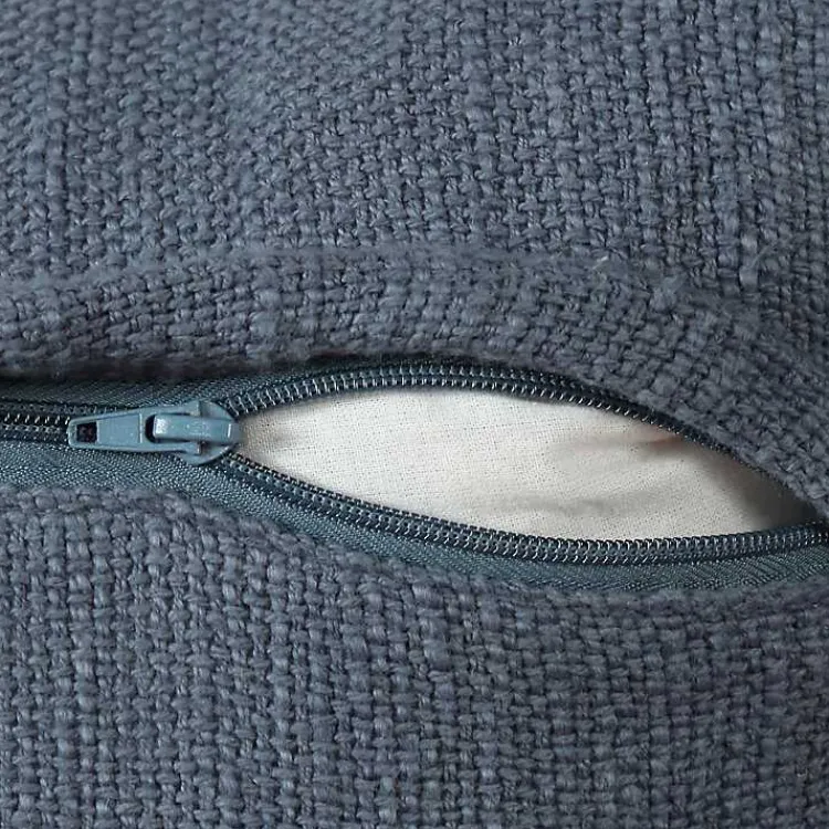 Best Navy Handwoven Appen Lumbar Pillow Pillows