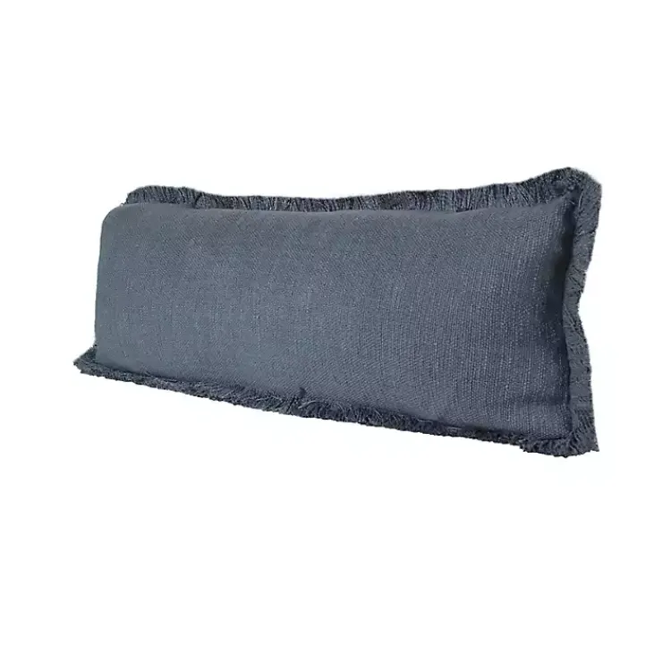 Best Navy Handwoven Appen Lumbar Pillow Pillows