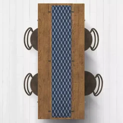 Kirklands Home Table Linens|Navy Nautical Knots Table Runner, 72 in. Blue