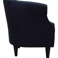 Kirklands Home Accent Chairs|Navy Rounded Accent Chair Blue