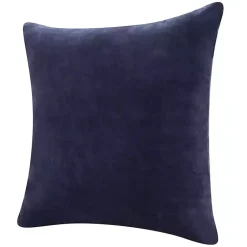 Navy Velvet Handmade Throw Pillow Pillows