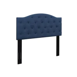 Kirklands Home Beds & Headboards|Navy Bryne Button Tufted Full/Queen Headboard Blue