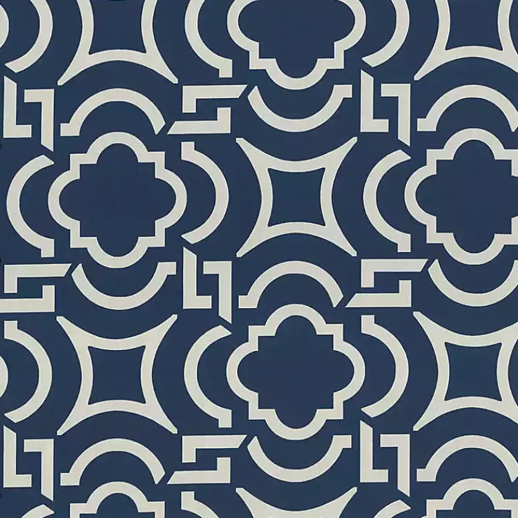 Kirklands Home Outdoor Cushions & Pillows|Navy Carmody Outdoor Settee Cushion