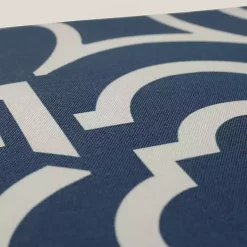 Kirklands Home Outdoor Cushions & Pillows|Navy Carmody Outdoor Settee Cushion