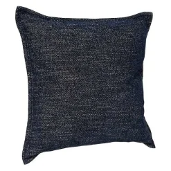 New Navy Chenille Texture Flange Pillow, 22 in. Pillows