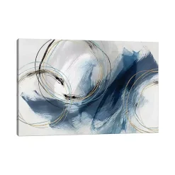 Kirklands Home Canvas Art|Navy Detour Canvas Art Print