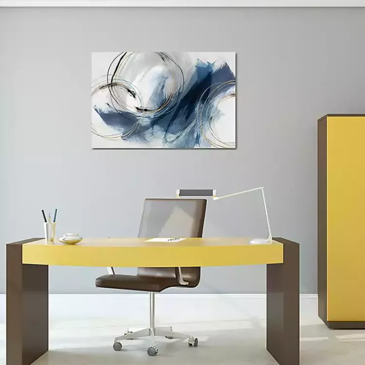 Kirklands Home Canvas Art|Navy Detour Canvas Art Print