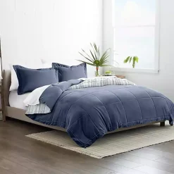 Kirklands Home Comforters|Navy Farmhouse Dreams Queen 3-pc. Comforter Set