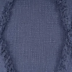 Hot Navy Fringe Diamond Pillow, 18 in. Pillows