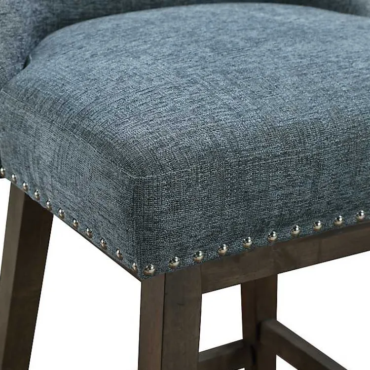 Kirklands Home Bar Stools & Counter Height Stools|Navy Greenfield Counter Stool Blue