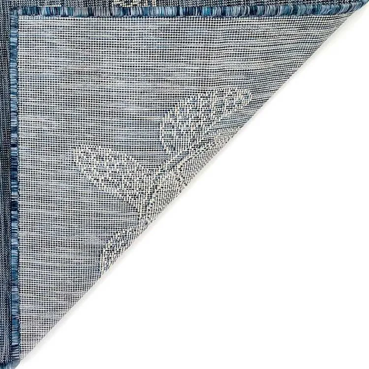 Kirklands Home Outdoor Rugs|Navy Harrison Turtle Indoor/Outdoor Area Rug, 7x9 Blue